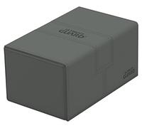 Ultimate Guard UGD011241 Twin Flip`n`Tray 160+ XenoSkin Monocolor Gris Boîte à cartes