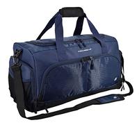 Ultimate Gym Bag 2.0 Sac de Sport Durable conçu par Crowdsource avec 10 Compartiments optimaux Dont Une Pochette résistante à l'eau, Bleu, Taille M (50,8 cm)
