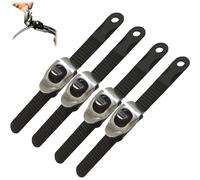 Ultimate Heavy-Duty Grip Lock Strap,Multipurpos Adjustable Metal Ratchet Buckle and Super Strong Nylon Webbing,Reusable Securing Straps for Secure Anything (6)