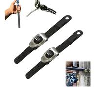 Ultimate Heavy-Duty Grip Lock Strap,Multipurpos Adjustable Metal Ratchet Buckle Tie Down Straps,Connectable Reusable Grip Straps for Home,Outdoor Use (2)