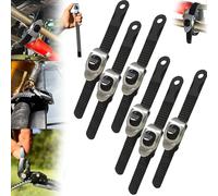 Ultimate Heavy-Duty Grip Lock Strap - Secure Anything, Anywhere, Adjustable Heavy-Duty Metal Ratchet Buckle, Reusable with Metal Buckle & Nylon Webbing Stronger Faster (6pcs)