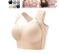 Ultimate Lifting and Shaping Corrector Bra 2026 Seamless Wireless Shaping Bra for Older Women Posture Support Push up Bras (Nude,TG)