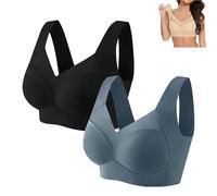Ultimate Lifting and Shaping Corrector Bra 2026 Seamless Wireless Shaping Bra for Older Women Posture Support Push up Bras (2pc C,Grand)