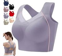 Ultimate Lifting and Shaping Corrector Bra, Women Posture Corrector Push Up Full Cup Lifting and Shaping X-Band Back (Purple,4TG)