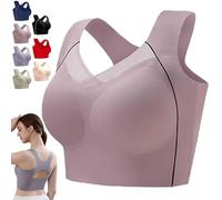 Ultimate Lifting and Shaping Corrector Bra, Women Posture Corrector Push Up Full Cup Lifting and Shaping X-Band Back (Pink,Grand)