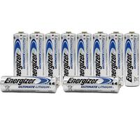 Ultimate Lithium Pack de 10 Piles AA, L91, Longue durée pour appareils à Haute consommation, Plus léger et 20 Ans de durée de Vie