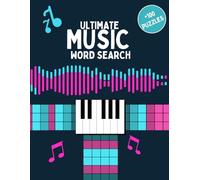 Ultimate Music Word Search Puzzle Book for Adults and Teens: Brain Games