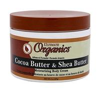 Ultimate Organics Crème hydratante pour le corps - A base de beurres de cacao et de karité - 235 ml
