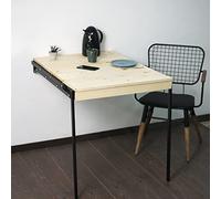 Ultimate Premium Products Murphy Table pliante | Table de salle à manger murale | Bureau et étagère multifonction | Étagère de rangement | Petit espace