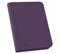 Ultimate Guard Zipfolio 160 8 Pocket Xenoskin Trading Card Folder Violet