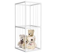 Ultimate Stuffed Animal Storage Solution - Large Clear Tube Holder for Plush Toys | Space Saving Organizer for Nursery, Bedrooms & Playrooms - Stylish & Practical Toy Storage