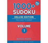 Ultimate Sudoku Challenge: Deluxe Edition - Over 1000 Puzzles With Easy, Medium, Hard, And Expert Levels: Includes Bonus Downloadable Puzzles For Extra Fun