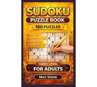 Ultimate Sudoku Challenge for Adults - Hard Edition (Pocket Size): 180 Tough 9×9 Puzzles • 1 Puzzle Per Page • Compact 5×8 Travel Format