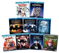 Ultimate "Tim Burton" 9Film Collection: Pee-Wee's Big Adventure/ Beetlejuice/ Batman/ Batman Returns/ Mars Attacks/ Tim Burton's Corpse Bride/ Charlie & the Chocolate Factory/ Dark Shadows [Blu-ray]