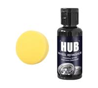 Ultimate Tire Shine - Revêtement pour pneus 3 x 3 x 9,5 cm | Hot Shine Tire Spray, de remise à neuf puissante et brillante avec éponge, pour moyeux en, jantes, automobile, SUV, berline