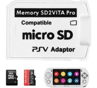 Ultimate Version Sd2vita 5.0 Memory Card Adapter For Ps Vita Psvsd Micro Sd Adapter Compatible With Henkaku Enso System, Sd2vita Converter For Ps Vita 1000 2000 Full Coverage