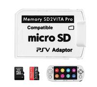 Ultimate Version SD2Vita 6.0 Adaptateur de carte mémoire pour PS Vita PSVSD Adaptateur Micro SD Compatible avec HENkaku Enso System SD2Vita Convertor pour PS Vita 1000 2000 Carte Mémoire Couverture