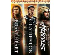Ultimate Warrior Collection (DVD) Dwayne Johnson Russell Crowe Mel Gibson