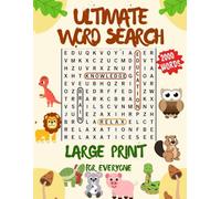Ultimate Word Search Puzzle Book: 2000 Words, 84 Brain Games for Adults, Seniors & Kids
