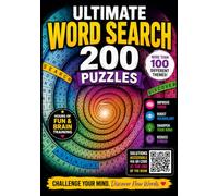 Ultimate Word Search Puzzle Book/Gift for Adults & Seniors: 200 Large Print Word Search Puzzles | 100+ Unique Themes | Relax, Challenge Your Brain & Expand Your Vocabulary | Solutions via QR Code