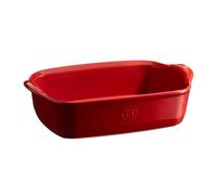 ULTIME Plat à Four en Céramique Rectangle Emile HENRY Rouge Grand cru 18 x 14 cm