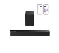 ULTIMEA 2.1 Barre de Son TV avec Caisson de Basses sans Fil, Dolby Atmos, VoiceMX, BassMX, Barre de Son 240W Puissance Max, App Contrôle, HDMI eARC, Optique, Bluetooth® 6.0, Poseidon M40, Modèle 2026