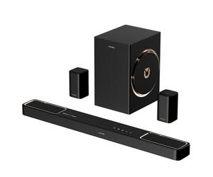 ULTIMEA 5.1.2 Barre de Son avec Dolby Atmos, Système Surround pour TV avec 2 Haut-parleurs, App Contrôle, Barre de Son TV avec Caisson de Basses pour Home Cinema, BT 5.4, HDMI eARC, Skywave F40 Boom