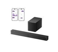 ULTIMEA 5.1ch Barre de Son TV avec Dolby Atmos, Système Audio Surround Home Cinéma, Barre de Son avec Caisson de Basses pour TV, 340W, Basses Réglables, App, Bluetooth 5.4, Poseidon M60 Boom