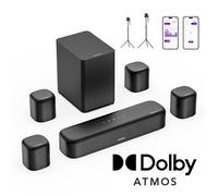 ULTIMEA 7.1 Barre de Son Dolby Atmos, 7.1 système de son surround, avec Supports D'Enceintes Réglables en Hauteur