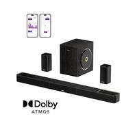 Ultimea Barre de son 5.1.4 avce Dolby Atmos - Système de Son Surround Virtuel pour Home Cinéma - App Contrôle - Skywave X50
