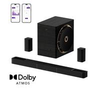 ULTIMEA Barre de Son - Skywave X70 - Système 7.1.4ch Barre de Son Surround - avec Caisson de basse sans Fil de 10"" - 980 W