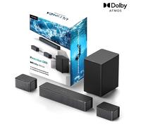 Ultimea Poseidon D60 Kit de haut-parleurs de caisson de basses pour barre de son , Dolby Atmos 5.1, niveau surround réglable, plusieurs modes