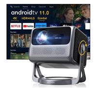 ULTIMEA Projecteur intelligent Android TV 11.0 avec Netflix, supporté par 4K avec 90° Gimbal Design, Dolby Audio, 600 ANSI,