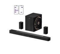 ULTIMEA Skywave X60 7.1.4ch Barre de Son TV sans Fil avec Dolby Atmos, Système Surround pour Home Cinema avec Caisson de Basses sans Fil 8" & 2 Haut-parleurs Surround, 840W, Fréquence Basse 28Hz
