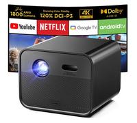 ULTIMEA Vidéoprojecteur 4K Supporté - 1800 Lumens 1080P Full HD - Smart Projecteur WiFi Bluetooth - Poseidon E100