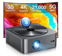 ULTIMEA Vidéoprojecteur Auto Focus/Keystone, Rétroprojecteur 4K Supporté, Home Cinéma 700ANSI 21000Lux, Apollo p40