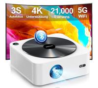 ULTIMEA Vidéoprojecteur Full HD 1080P Natif Auto Focus/Keystone, Rétroprojecteur 4K Supporté Home Cinéma 700ANSI 21000 Lux, Projecteur 5G WiFi Bluetooth pour iOS Android Phone/TV Stick/Laptop/Switch