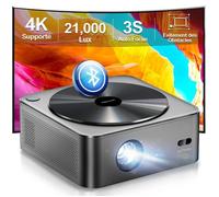 Ultimea Vidéoprojecteur WiFi Bluetooth Auto Focus/Keystone, Rétroprojecteur 4K Full HD 1080P Natif Home Cinéma 700ANSI 21000Lux
