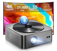 ULTIMEA Vidéoprojecteur WiFi Bluetooth Auto Focus/Keystone, Rétroprojecteur 4K Supporté Full HD 1080P Natif Home Cinéma 700ANSI 21000Lux, Projecteur Portable pour iOS Android Phone/TV Stick/Switch