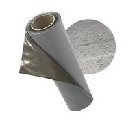 ULTINESS Film autocollant en aluminium pour toitures, alternative au feutre, pour abris et abris - Gris argenté, 5 x 1 m