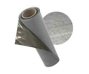 ULTINESS Film autocollant en aluminium pour toitures, alternative au feutre, pour abris et abris - Gris argenté, 5 x 1 m