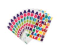 ULTNICE 10 Feuilles Lettres Autocollantes ColoréEs a À Z, Stickers Alphabet En Papier Pour Scrapbooking, Enseignement, DéCoration Et Bricolage
