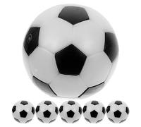 ULTNICE Balles pour Baby-Foot Boules de Ballon de Table 6PCS 32mm Noir/Boule Blanche