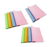 ULTNICE Chiffon Lunette De Vue Microfibre 10 Pièces Lingette Nettoyante pour Lunettes Lentilles D’Appareil Photo Téléphones Portables Doux Non Pelucheux Réutilisable Couleurs Assorties