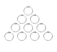 ULTNICE Lot de 10 anneaux de reliure 65 mm pour feuilles volantes d'albums