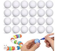 ULTNICE Lot de 100 boules de polystyrène 3 cm Boule de mousse de 5 cm pour travaux manuels