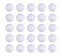 ULTNICE Lot de 100 boules de polystyrène 3 cm Boule de mousse de 5 cm pour travaux manuels