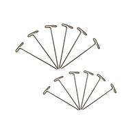 ULTNICE Lot de 150 épingles en T en acier pour blocage de perruques, couture, bricolage (51 mm + 38 mm)