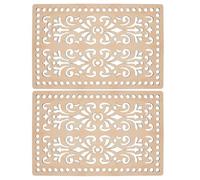 ULTNICE Lot de 2 coussins en bois pour panier à crochet - Pour loisirs créatifs