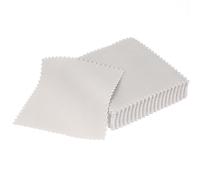 ULTNICE Lot de 50 chiffons de nettoyage en microfibre pour bijoux en argent, platine et or, avec protection anti-ternissement pour bagues, chaînes, montres